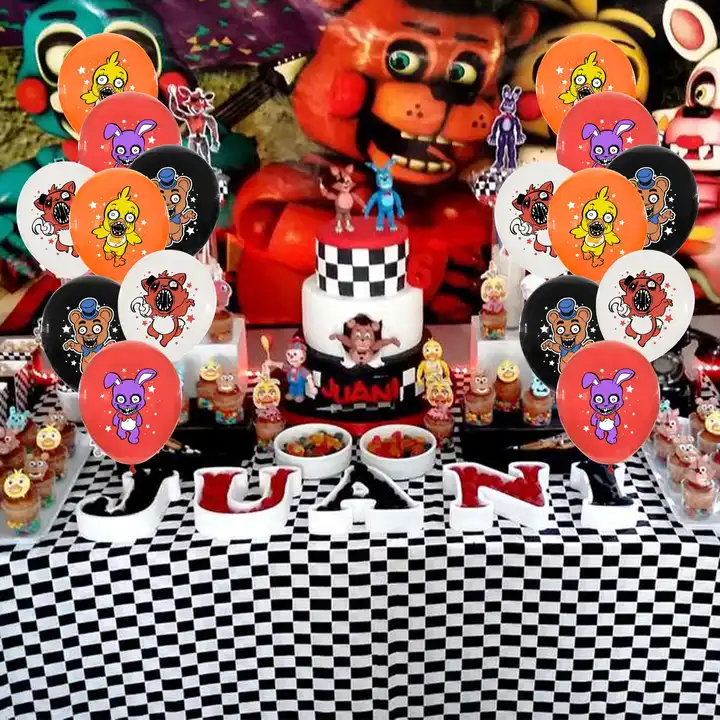 Five Nights At Freddy's FNAF Birthday Party Decor Supplies Set