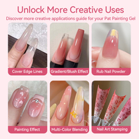 UR SUGAR Fabricant OEM – Collection de Gels Peinture Ombré Naturel 18 Couleurs/Boîte avec Pinceau pour Salon