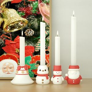 Premium Silicone Candle Holder Mold for Crafting Magnificent <b>Winter</b> <b>Decoration</b> and Warming Holiday Ambiance Silicone Candle Mold - Product Image 6