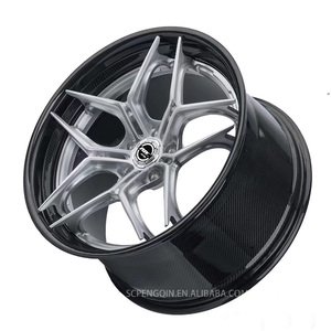 Cerchi Custom 2 pezzi ruote in fibra di carbonio in fibra di carbonio Ultra Light ruote da corsa in lega forgiato in fibra di carbonio - Product Image 2