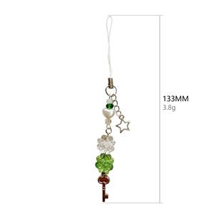 Nouveau porte-clés pendentif trèfle à quatre feuilles en acrylique, mignon et élégant, pour sacs, chaînes de téléphone, accessoires décoratifs - Product Image 5