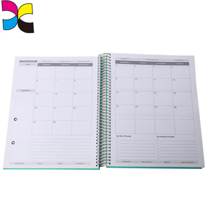 Оптовая продажа, Заказные спиральные планировщики в твердом переплете по низкой цене, печать на блокноте - Product Image 5