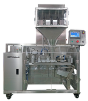Machine d'emballage de type doy-pack à 3 stations avec système de pesage multi-têtes pour les chips, les collations, les graines, les céréales