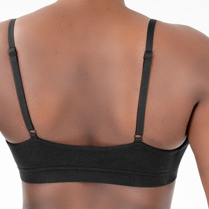 Sk1233 Bralette triangulaire 90% coton pour filles avec bretelles réglables vêtements de salon sous-vêtements élastiques de soutien soutien-gorge de yoga - Product Image 4