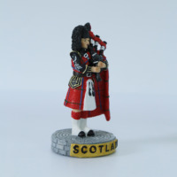Figurines en résine personnalisées, écossaises, avec cornemuses des Highlands, souvenirs d'Édimbourg, figurine en résine, statue