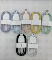 Precio de fábrica Múltiples colores PD 60W Nylon trenzado Usb C a tipo C Cargador DE DATOS Usb-C Cable para iPhone 16 Pro