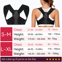 Correcteur de posture réglable avec support dorsal et patch en cuir personnalisé, redresseur d'épaules respirant pour l'alignement de la colonne vertébrale