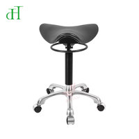 Tabouret ergonomique à roulettes avec anneau de réglage à 360° pour la beauté, le massage et le tatouage
