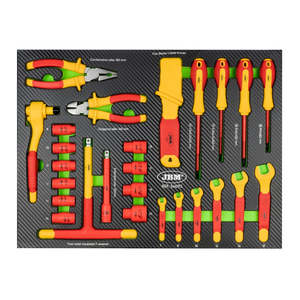 Il modulo di strumenti manuali isolati con maniglie include set di strumenti essenziali per uso domestico e da te - Product Image 1