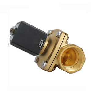COVNA Électrovanne d'eau DN40 1,5 pouce 2 voies 24VDC normalement fermée en laiton pour air comprimé - Product Image 1