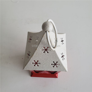 <span class=keywords><strong>Casa</strong></span> de nieve de Navidad y decoración del árbol Tealight vela titular linterna con rojo y nieve de Color - Product Image 2