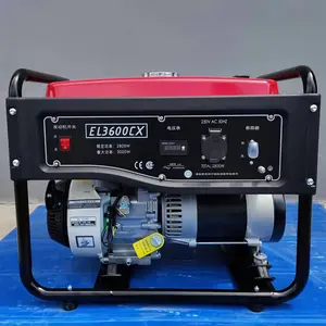 Avvio elettrico 2kW 3kW generatore di benzina monofase generatore di benzina con 110V 240V tensione nominale frequenza 60Hz