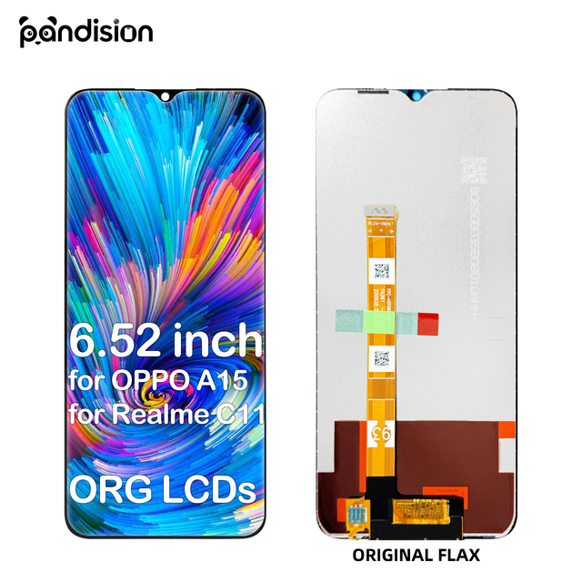 6.52 Inch Mobile Phone LCDs Touch Screen OPPO A15 Lcd Display Panel Replacement Realme C11 Repair Parts Pandision 1 Year
