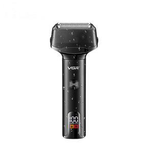 เครื่องโกนหนวดไฟฟ้า VGR V-382 IPX6 แบบฟอยล์ สำหรับมืออาชีพ เครื่องตัดแต่งขนบนใบหน้าไร้สาย สำหรับผู้ชาย ชุดอุปกรณ์ตกแต่งหนวดเครา - Product Image 5