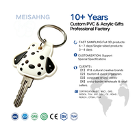 Gantungan Kunci Carabiner PVC Kustom Berkualitas Tinggi Desain Anime UV 2D 3D Cetakan Bebas Pemetaan Unik Modis Ringan Buatan Tangan