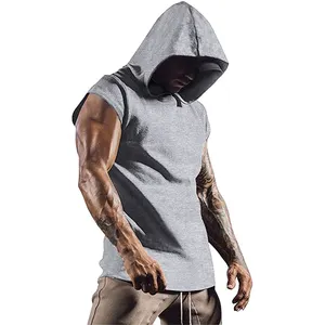 High quality soft pullover mens black tshirt casual gym sportswear muscle fit short sleeve hoodies men
