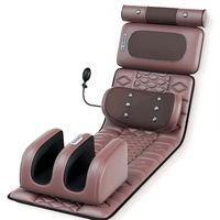 Matelas de massage multifonctionnel Cou, taille, dos Pétrissage Vibration Compresse chaude Coussin de massage électrique pour usage domestique