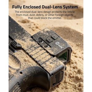 CVLIFE Viseur Solaire Intégré à Point Vert 3 MOA, Luminosité Automatique, Détection de Mouvement, Monture Picatinny pour le Tir - Product Image 3