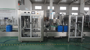 Nhà Máy bán hàng trực tiếp thép không gỉ 304/316 jerrycan wight phụ tự động trống điền máy với 2 vòi phun - Product Image 5