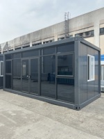 Edificio de Apartamentos Prefabricado Modular, Estructura de Acero, Garaje de 40 pies, Almacén, Panel Sándwich de Acero, Casa Contenedor Desmontable