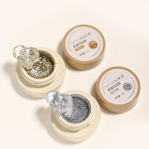 AILANUO Platinum High-Density Flash 5g Champagne Gold Silver Pull Line Edging UV Gel Nail Art Polish Bottle DIY - Product Image 3