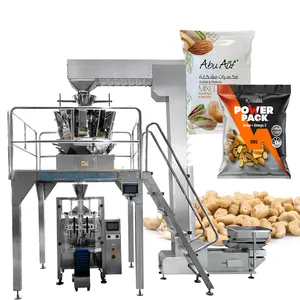 300g 500g 1kg Máquina automática de envasado de bolsas de pistacho de nueces de anacardo Mezclar nueces Máquina de envasado de pesaje de alimentos