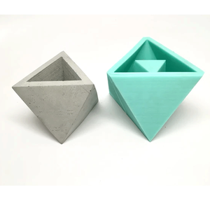 Pot de jardin en ciment naturel fluché, <span class=keywords><strong>moules</strong></span> en barbole/pot en béton intérieur pour plantes succulentes - Product Image 2