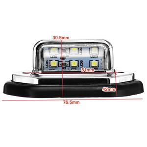 Yosovlamp Luz de Matrícula de Coche de Alta Luminosidad con 6 LED, Luces Laterales Universales para Todos los Modelos, Compatible con Accord X5 X6 - Product Image 5