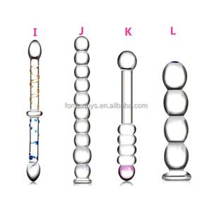Tapón Anal de Vidrio de 12 Tamaños con Cuentas, Doble <span class=keywords><strong>Uso</strong></span>, Suave, Fácil de Insertar, Pequeños Dildos, Juguetes Sexuales Posturales para Masturbación - Product Image 4