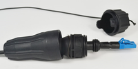 Cordon de raccordement optique LC vers LC FTTA RRU POE GSM compatible Fullaxs IP68 étanche SM (OS2) LSZH