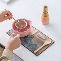 Ensemble de thé en céramique de style japonais, bol à matcha, fouet chasen, outil Hyakumoto-dachi pour la cérémonie du thé, accessoires exclusifs