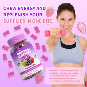 Vente en gros de bonbons protéinés personnalisables Bonbons vitaminés Soutient l'énergie Croissance musculaire Gomme - Product Image 6