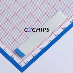 JS05B-20P-060-3-4 FFC Cable (Flexible Flat Cable) P=0.5mm Connector 20P 0.5mm 0.3mm Reverse - Product Image 2