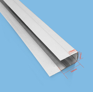 Profilés d'angle personnalisables pour la construction et l'<span class=keywords><strong>immobilier</strong></span>, en métal recouvert de papier, 1 pouce x 8 pieds, pour murs à 90 degrés - Product Image 1