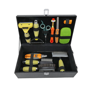 Fábrica Atacado Personalizado Portátil Multifuncional 11 em 1 Pet Limpeza <span class=keywords><strong>Grooming</strong></span> Produtos Cat <span class=keywords><strong>Dog</strong></span> <span class=keywords><strong>Grooming</strong></span> Kit - Product Image 1
