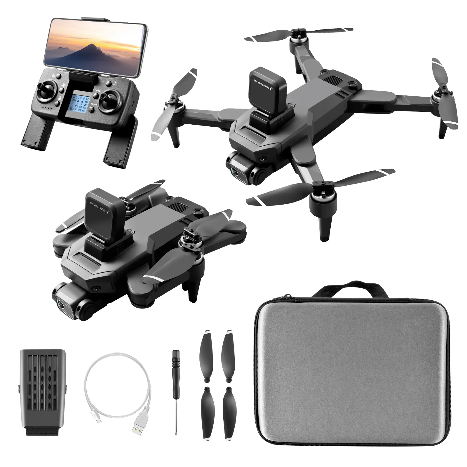 Professional GPS Camera Drone 8K HD 5G FPV WIFI Smart Follow Brushless Foldable