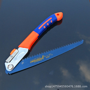 Scie pliante Tokunosuke 270 mm, manche bicolore, pour la taille des arbres fruitiers, utilisation en jardinage - Product Image 2