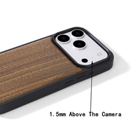 Étui de téléphone en bois écologique, durable, luxueux et étanche pour iPhone 12/13/14 Pro Max