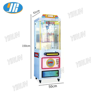 YIRUN nouveau Style Mini porte-bonheur maître griffe Machine monnayeur enfants Arcade jouets collations cadeau vente anglais grue jeu prix Clip - Product Image 1