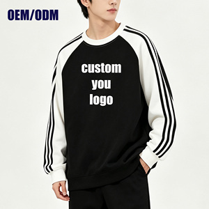 เสื้อสเวตเชิ้ตแฟชั่นคอกลม วินเทจ เรียบง่าย ขายส่ง เสื้อฮู้ดดี้ผู้ชาย หนัก 320 กรัม คุณภาพสูง สกรีนโลโก้ได้ ทันสมัย - Product Image 1