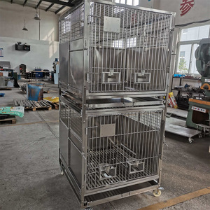 Jaula para Perros de Hierro Pintado <span class=keywords><strong>con</strong></span> Bandeja Extraíble para un Fácil Mantenimiento - Product Image 5