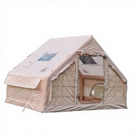 Tente pneumatique de qualité supérieure, imperméable, quatre saisons, ouverture automatique rapide, 3-4 personnes, résistante aux UV, en tissu Oxford durable, une chambre