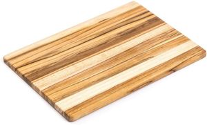 Planche à découper en bois de qualité supérieure avec rainure pour les jus, grande planche à découper réversible pour la préparation de la viande, des légumes et des fruits en cuisine - Product Image 5