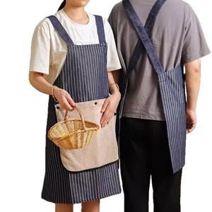 ผ้ากันเปื้อนกันน้ำกันน้ำมัน ดีไซน์ใหม่ ผ้ากันเปื้อนสำหรับทำงานแบบ unisex พร้อมผ้าขนหนูซับน้ำแบบถอดได้ สำหรับเชฟ ร้านอาหาร และใช้ในบ้าน - Product Image 1