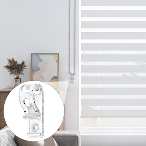 Ganchos <span class=keywords><strong>de</strong></span> Plástico J.E Smart Home Modernos para Cortinas, Soportes <span class=keywords><strong>de</strong></span> <span class=keywords><strong>Cuerda</strong></span> para Persianas <span class=keywords><strong>de</strong></span> Ventana <span class=keywords><strong>de</strong></span> Uno o Dos Orificios, Accesorios <span class=keywords><strong>de</strong></span> Posicionamiento <span class=keywords><strong>de</strong></span> Cuerdas - Product Image 2