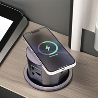 Fynova Design moderne Ascenseur électrique intelligent Armoire de bureau de cuisine Réseau NFC Prise d'extension automatique Pop-Up