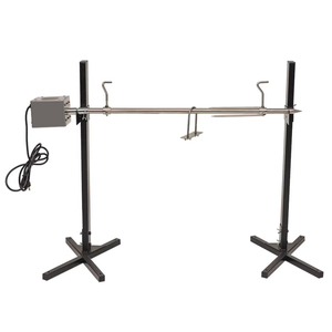 Parrilla Portátil Plegable de Acero Inoxidable para Carbón, Asador Giratorio para Camping con Capacidad de Carga de 30 kg - Product Image 1