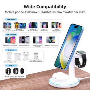 Le produit le plus vendu, chargeur multifonction <span class=keywords><strong>3</strong></span> en 1 magnétique <span class=keywords><strong>3</strong></span> en 1 chargeur sans fil pour Samsung iphone et <span class=keywords><strong>Android</strong></span> - Product Image 3