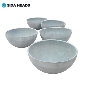 2500mm di diametro in acciaio al carbonio con testa sferica integrale in acciaio inossidabile testa emisferica Modulare raccordi per tubi - Product Image 2