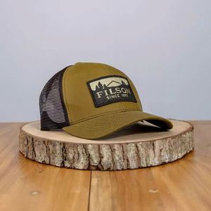 หมวกเบสบอล FILSON รุ่นวินเทจ ผ้าออยล์คลอธ พร้อมปีกหมวกแบบมีช่องระบายอากาศ ป้องกันแสงแดด และดีไซน์ปรับได้ - Product Image 4